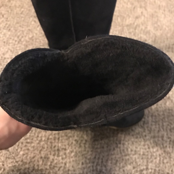 Wedge faux suede boots - Picture 3 of 4